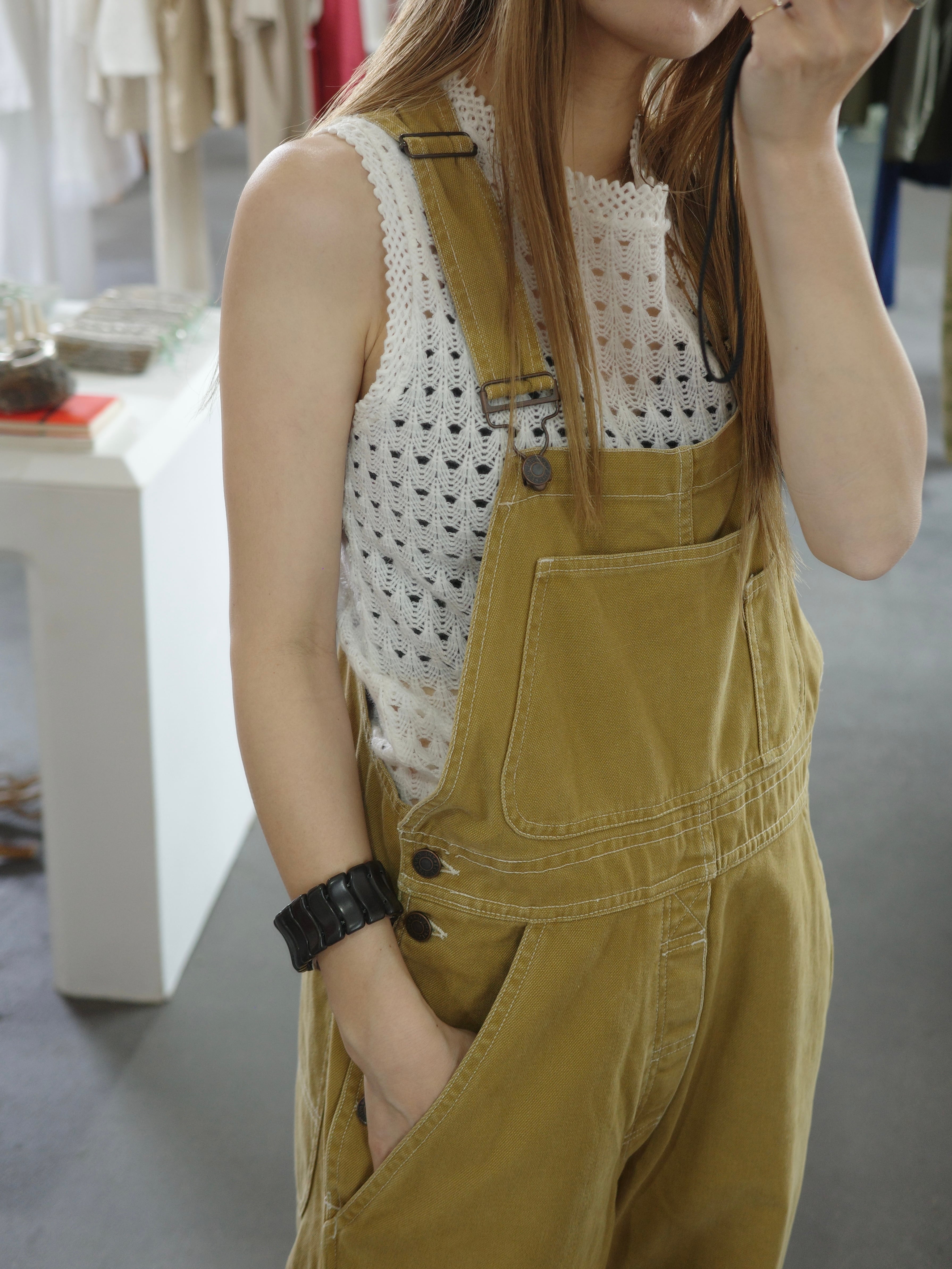 <vintage>knit crochet tank