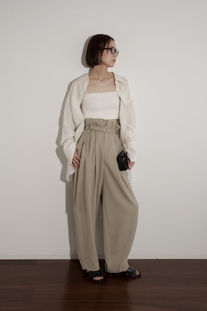 【追加予約】sizeless tapered pants(sand)8月下旬頃から9月上旬頃発送