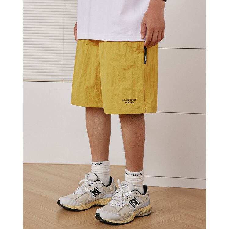 ★RETRO LOOSE STRAIGHT HALF LENGTH PANTS　　　A0650