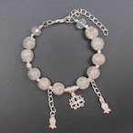 大人な白のブレスレット(No.22)