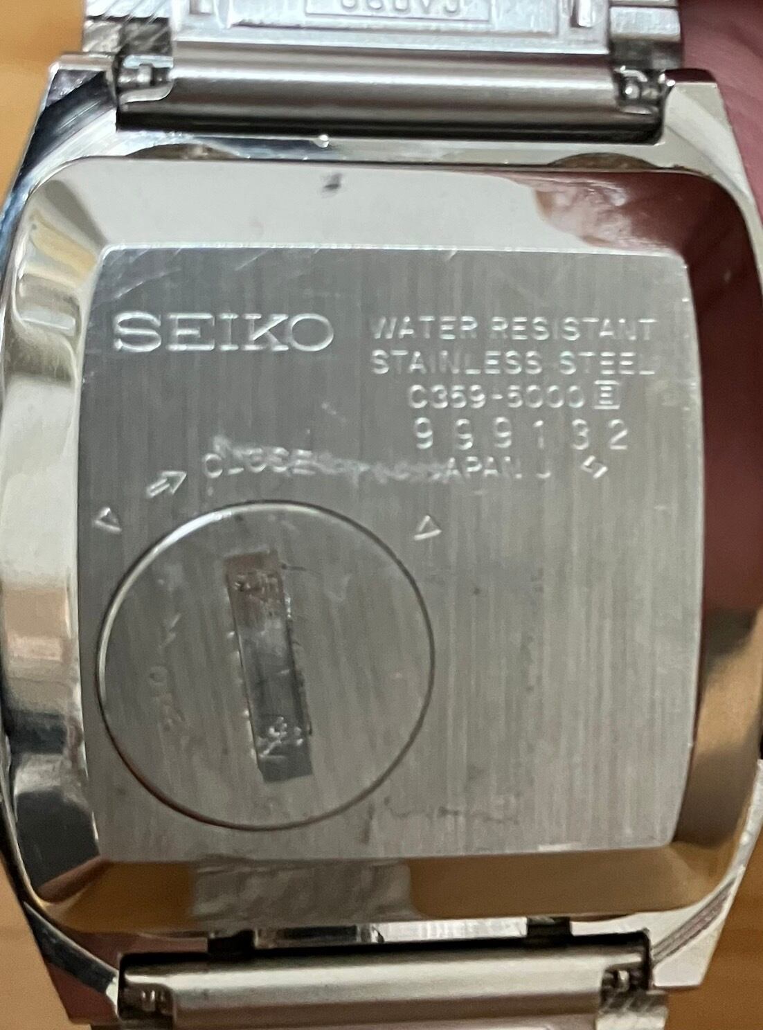 稼働品】SEIKO チェックメイト C359-5000カリキュレーターアラーム