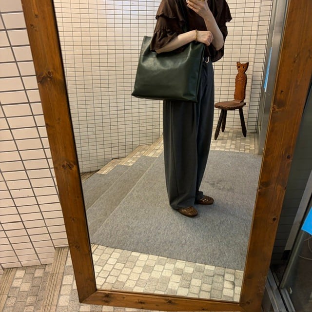 B.stuff 再入荷！シンプル2WAYトートバッグ　シダーウッド