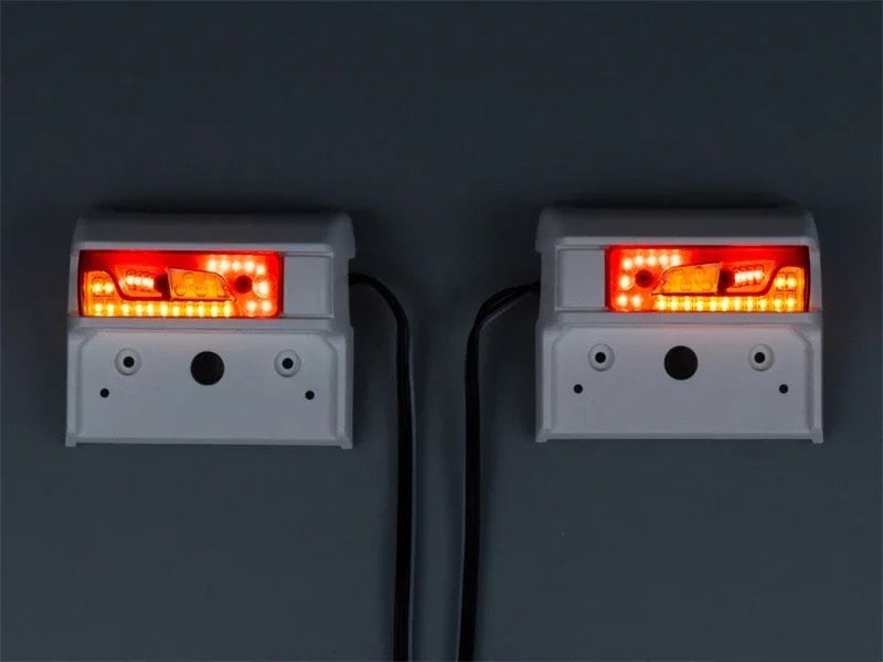 1/14 タミヤ スカニア用 LEDテールランプ RCトラック 自作パーツ