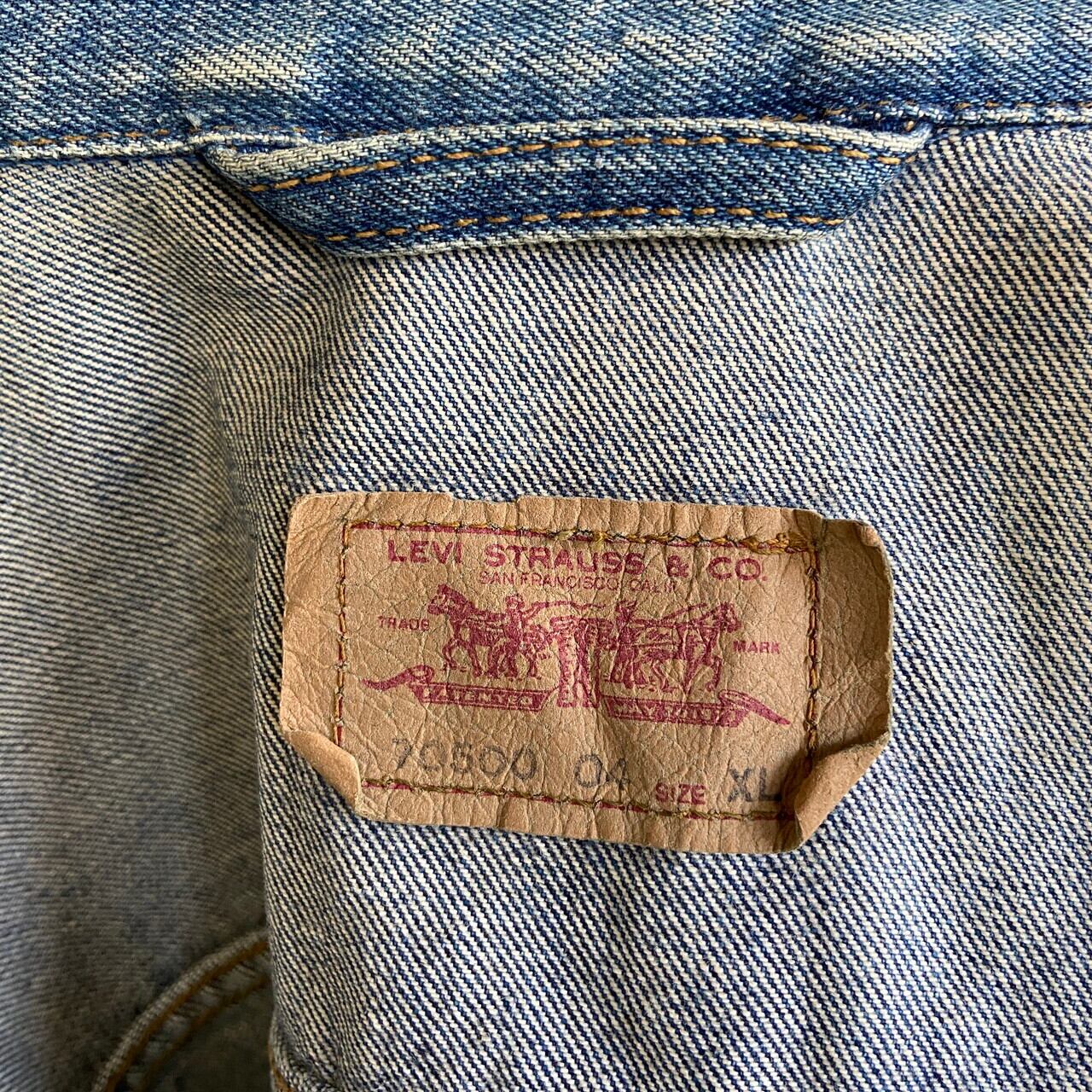 90年代 イタリア製 Levi's ユーロリーバイス 70500 デニムジャケット