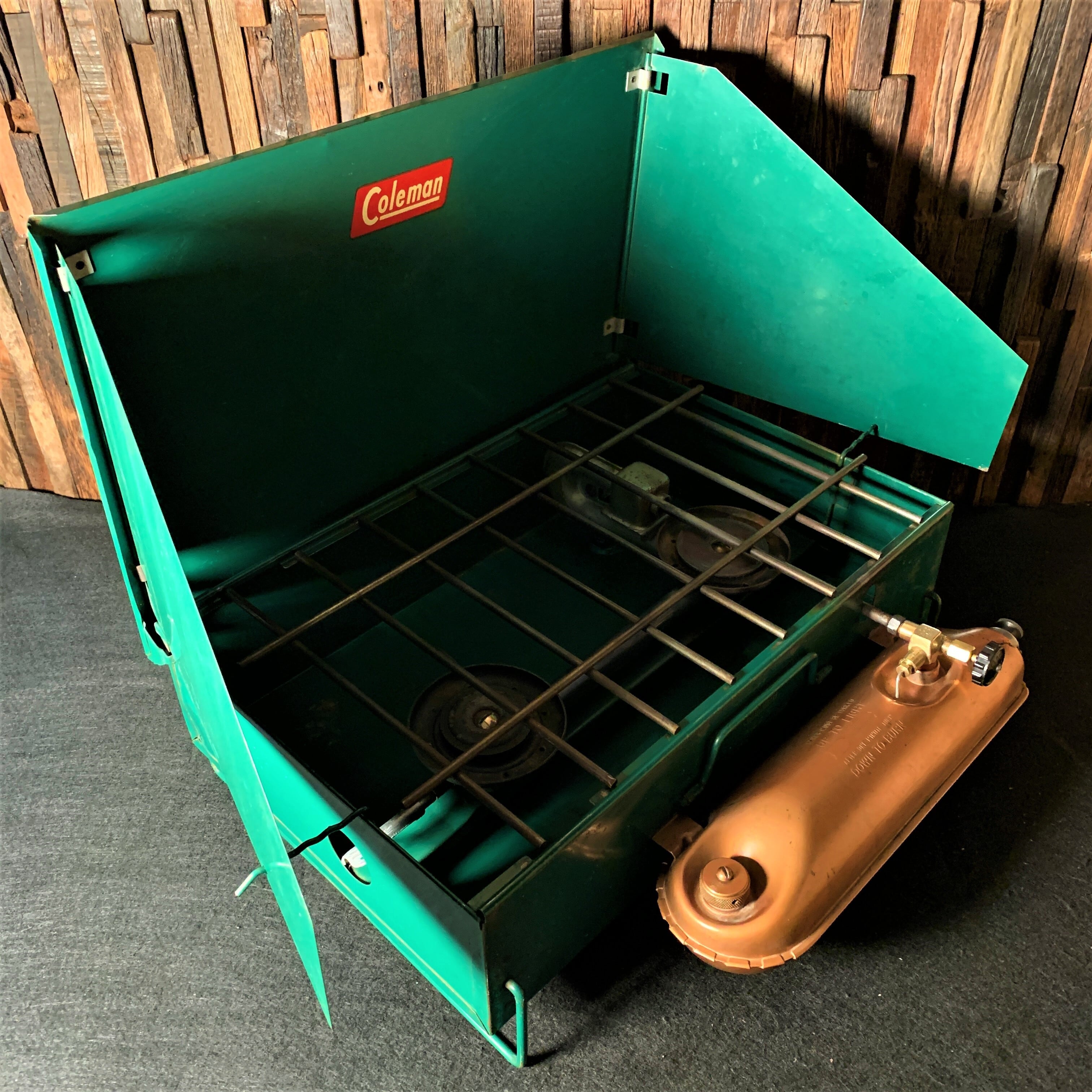 ヴィンテージ　Coleman ツーバーナー　425B コールマン 425B 前期 ツーバーナー コッパ―タンク コンパクト