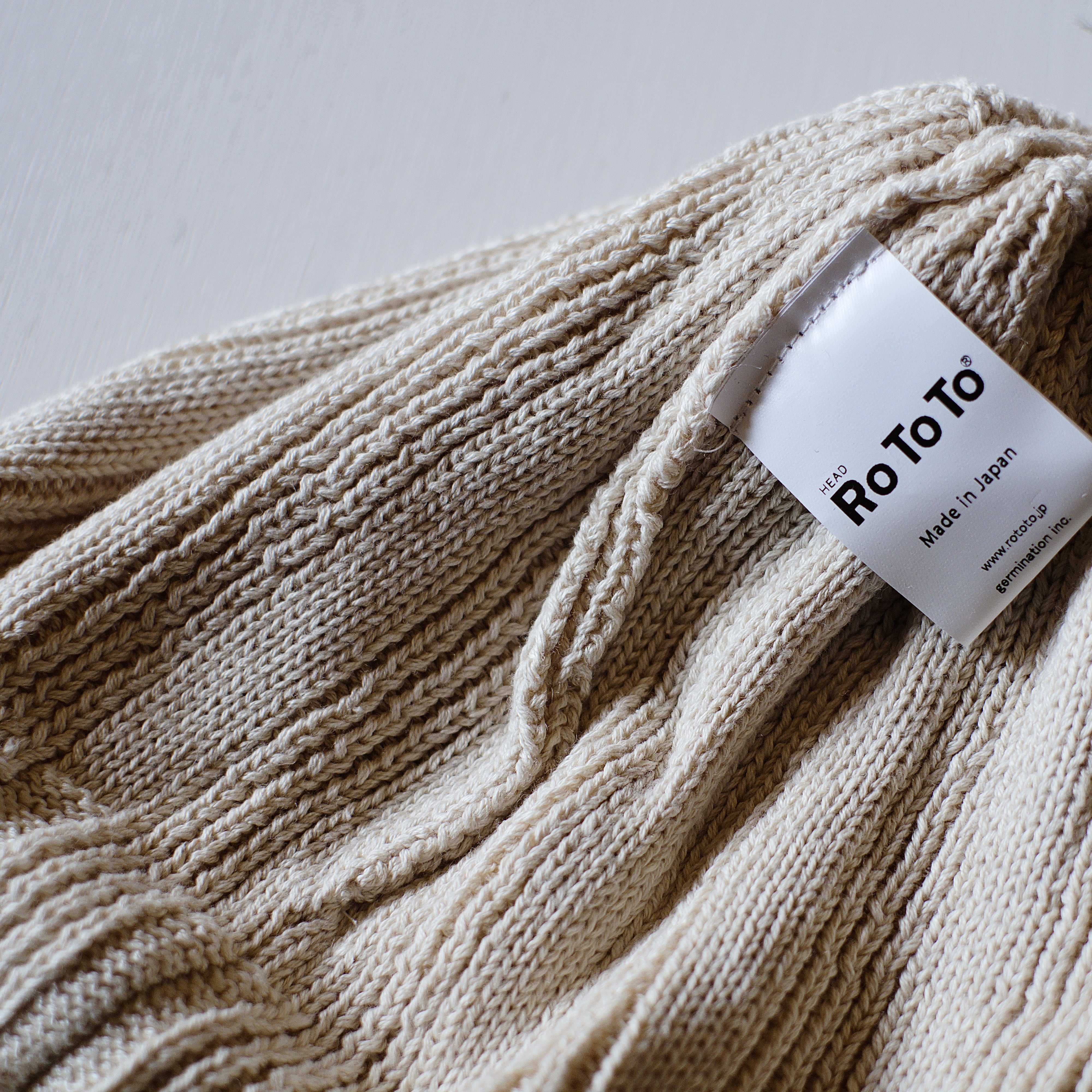 ROTOTO】LINEN  COTTON KNIT CAP (2colors) R5007 dros dro