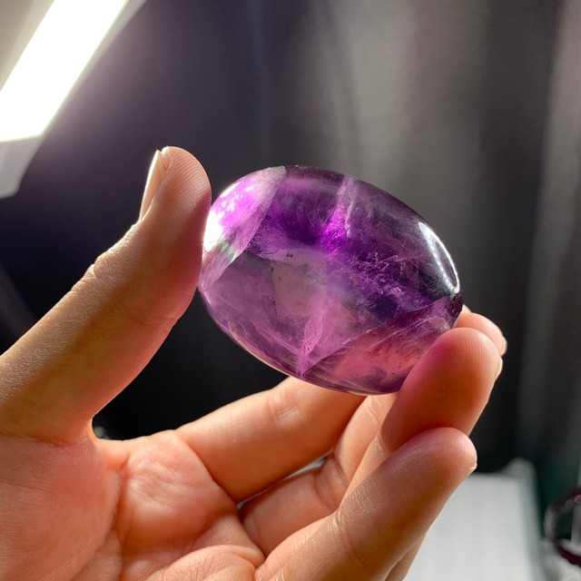 秘蔵プレミアム✩パープルフローライトタンブル