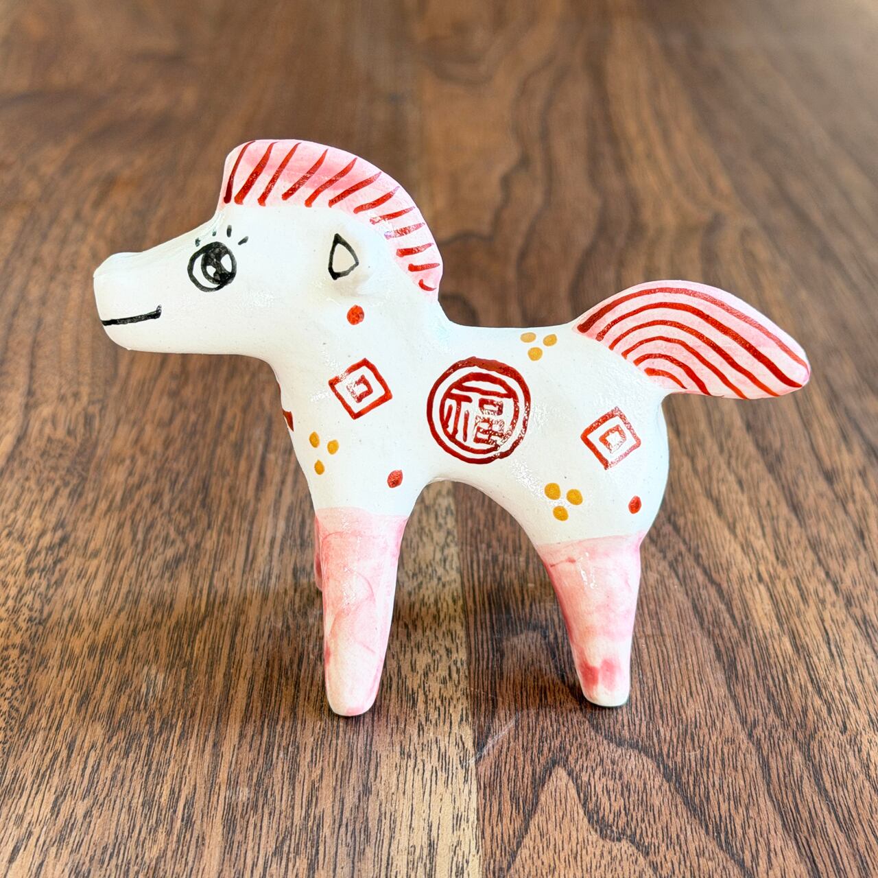 山口祥治 干支フィギュア 午(ウマ)「ウマジャロウ UJ-157」 工房:喜鶴製陶(有田焼)