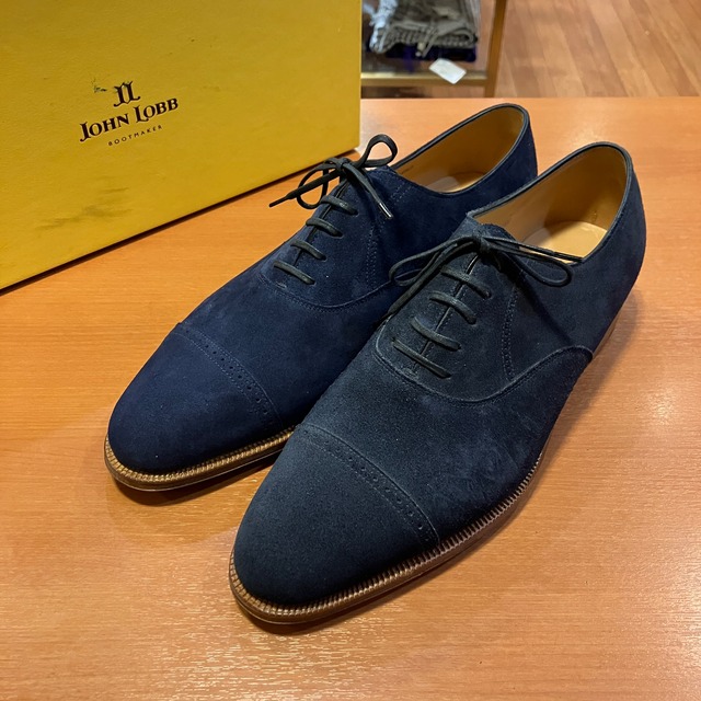 【状態考慮】JOHN LOBB "PHILIP Ⅱ" SUEDE《8 E》
