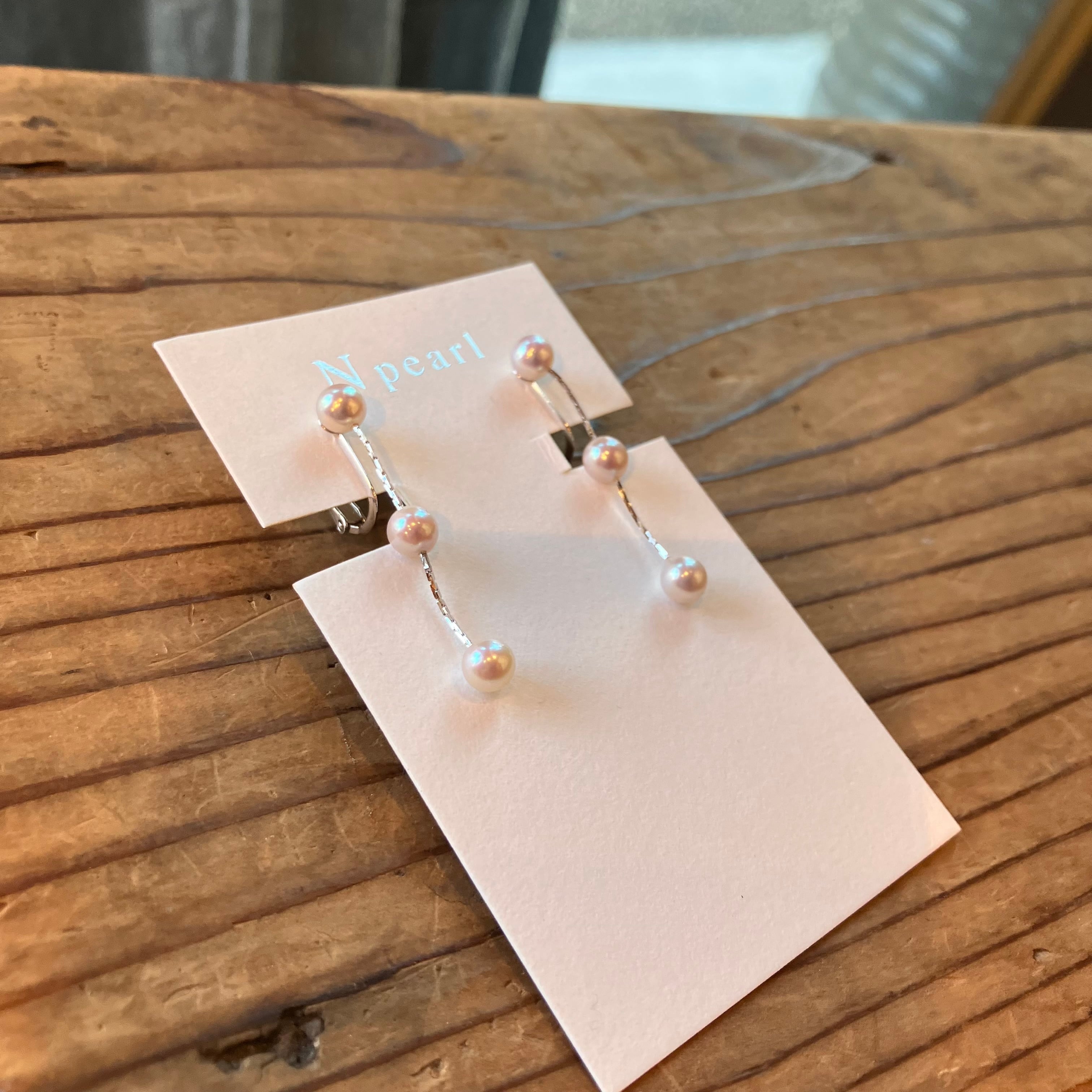 愛媛宇和島産 本真珠 パールイヤリング N pearl