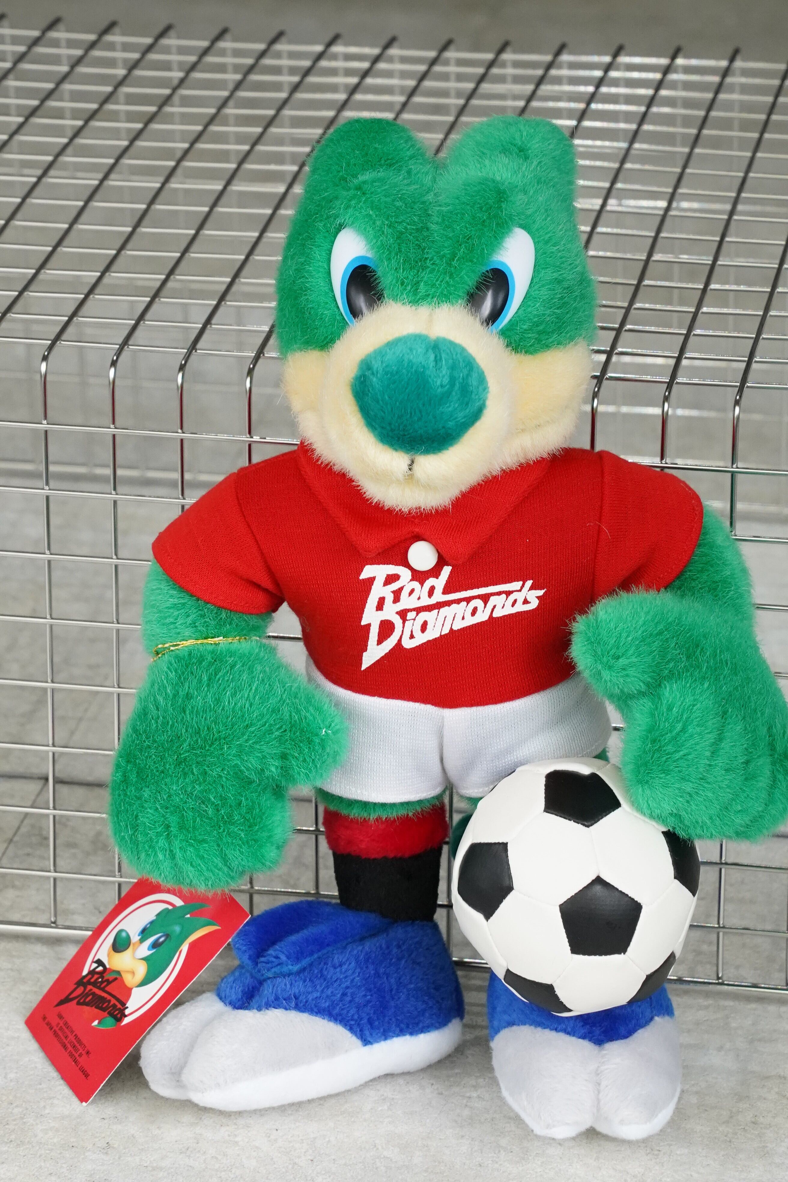 浦和レッズ 公式マスコットぬいぐるみ(レディア)|1993年 Jリーグ元年 正規品 CATEGORY-1 タグ付き ヴィンテージ