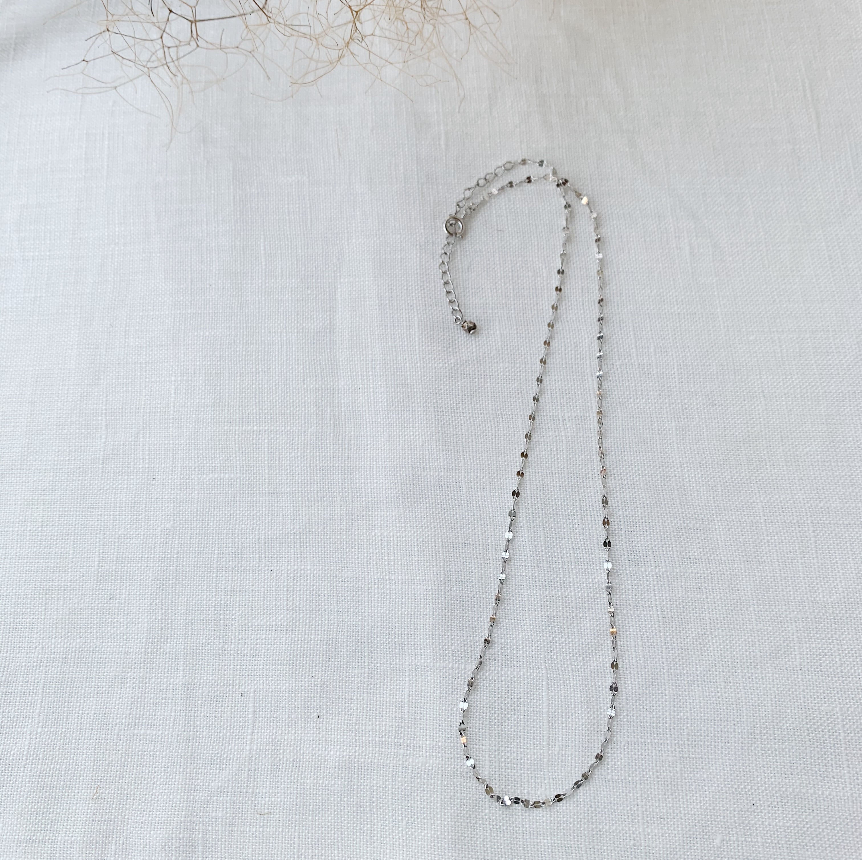 Chain necklace(A)36cm+アジャスター5cm