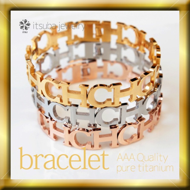 【itsubajewelry】Br-005 ピュアチタン ブレスレット バングル レディース プラチナ シンプル / プレゼント ギフト ブライダル