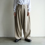 LUVOURDAYS Cotton back satin barrel pants