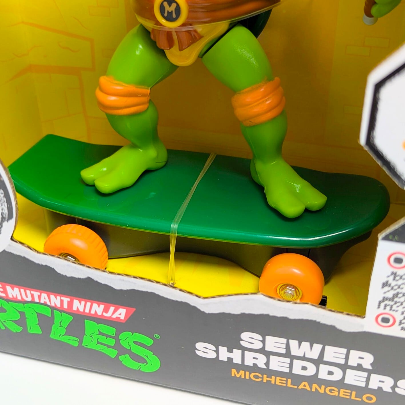 ☆US直輸入☆【 Teenage Mutant Ninja Turtles（ ティーンエイジ ミュータント ニンジャ タートルズ ）】 Turtles Sewer Shredders Pull Back Vehicles / 5インチ タートルズ スケートプルバックトイ / ミケランジェロ〚アメリカン雑貨 アメトイ〛