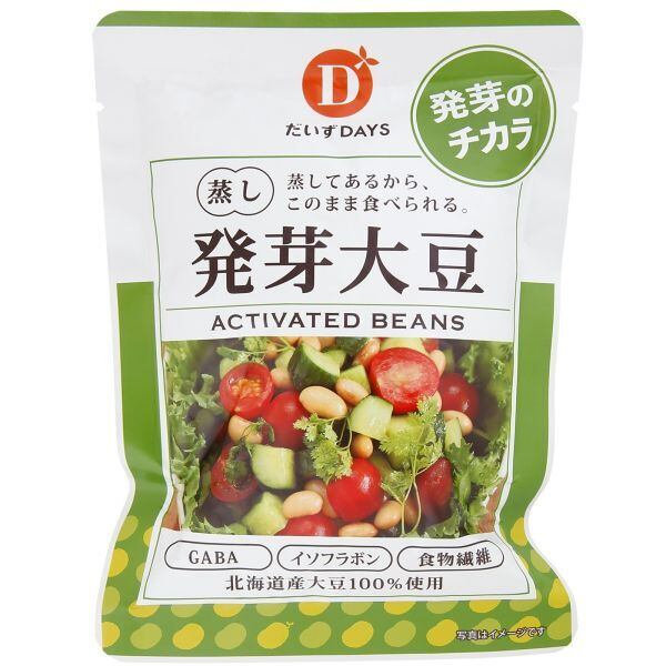蒸し発芽大豆