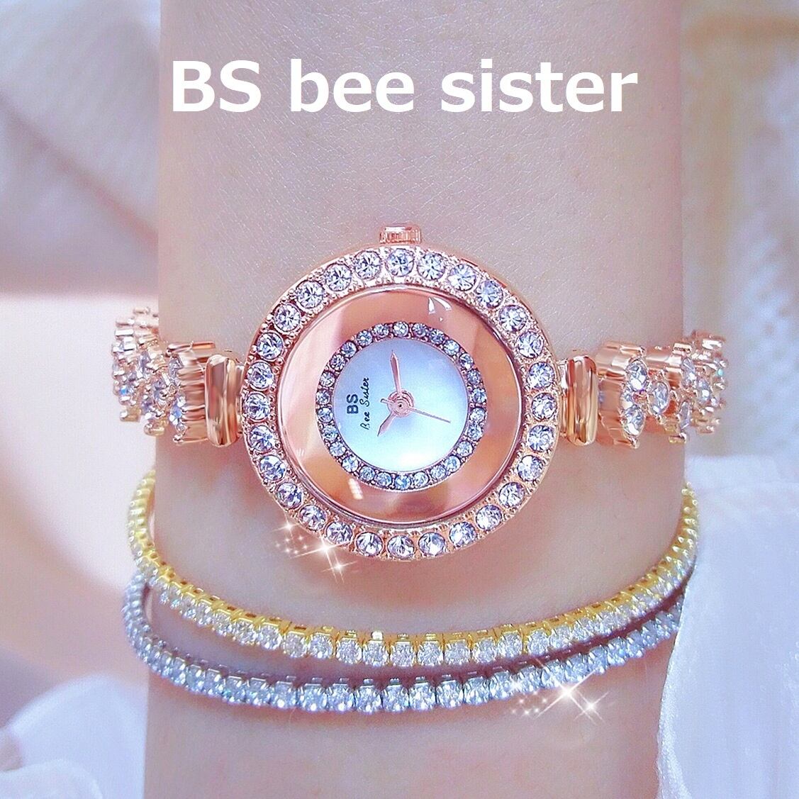 BS bee sister 腕時計 時計 レディース 女性用 ウォッチ セレブ ...