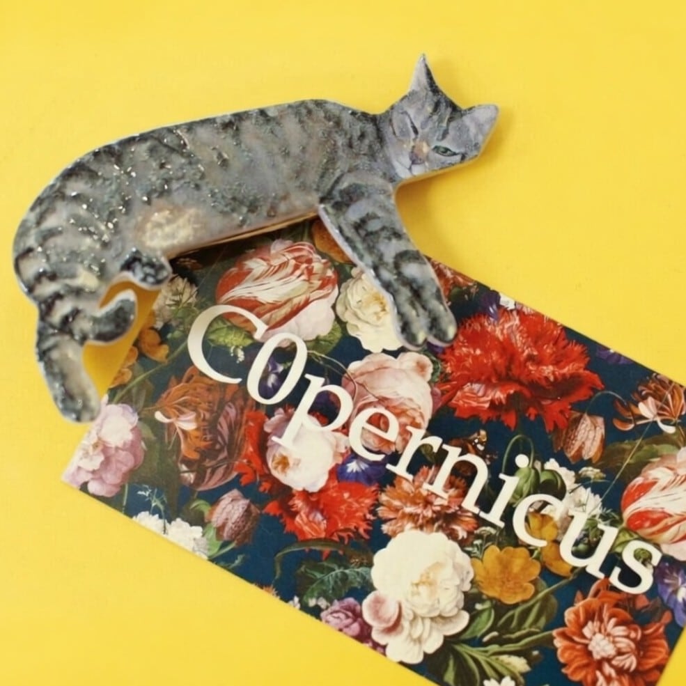 ネコ/にゃんこ猫モチーフのヘアクリップ/前髪用ヘアクリップ/子供用ヘアクリップ送料220円〜C0pernicus