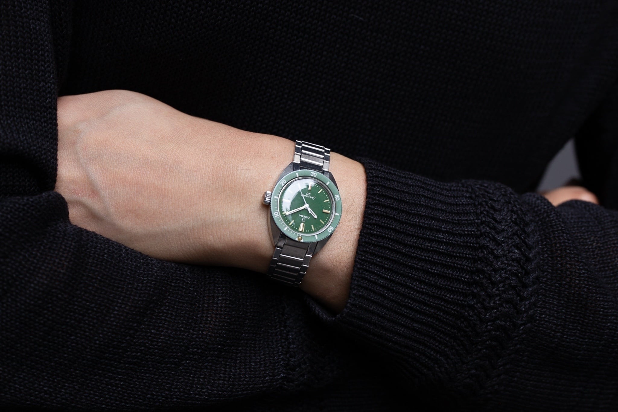 OMEGA】1970's シーマスター120 ボーイズサイズ ノンデイト手巻き MOSS