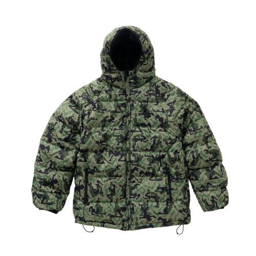 SEX CAMO Reversible Down Jacket (Green/Navy)