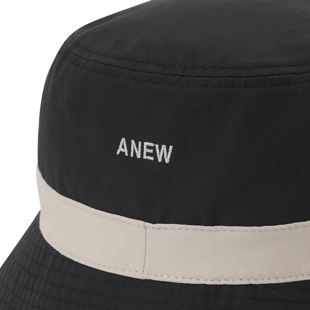 ANEW WOMEN Unbalanced wide brim bucket hat [サイズ: F (AGDUWCP42BKF)] [カラー: BLACK]