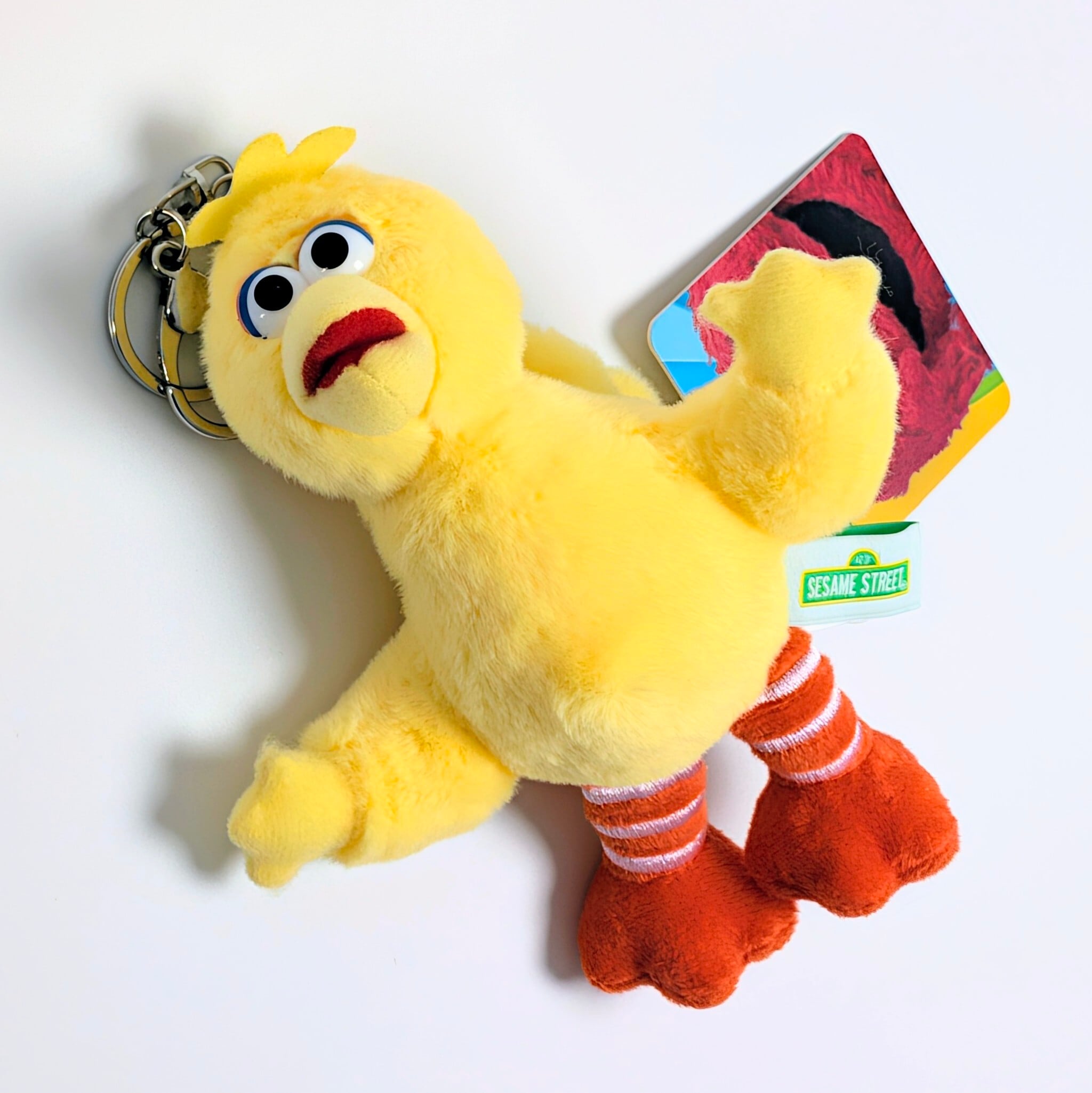 ✨️肌触り良すぎて…(。-ω-)zzz…(。゚ω゚) ハッ!✨️☆【 SESAME STREET( セサミストリート ) 】 ビッグバード / ぬいぐるみキーホルダー / プラッシュキーホルダー / マスコット 〚アメリカン雑貨 アメトイ〛