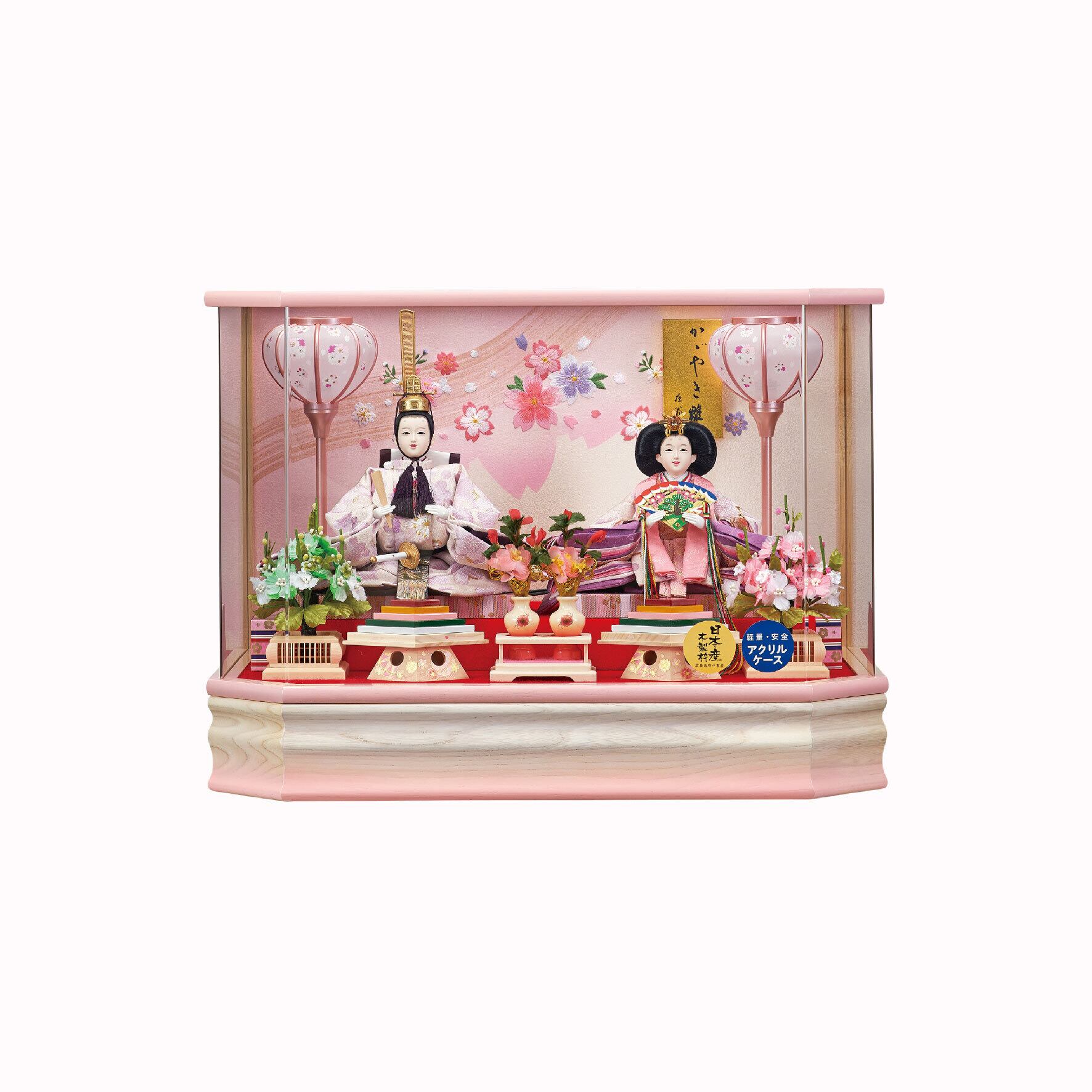 雛人形<ケース飾り>詩音親王飾り|ひな人形
