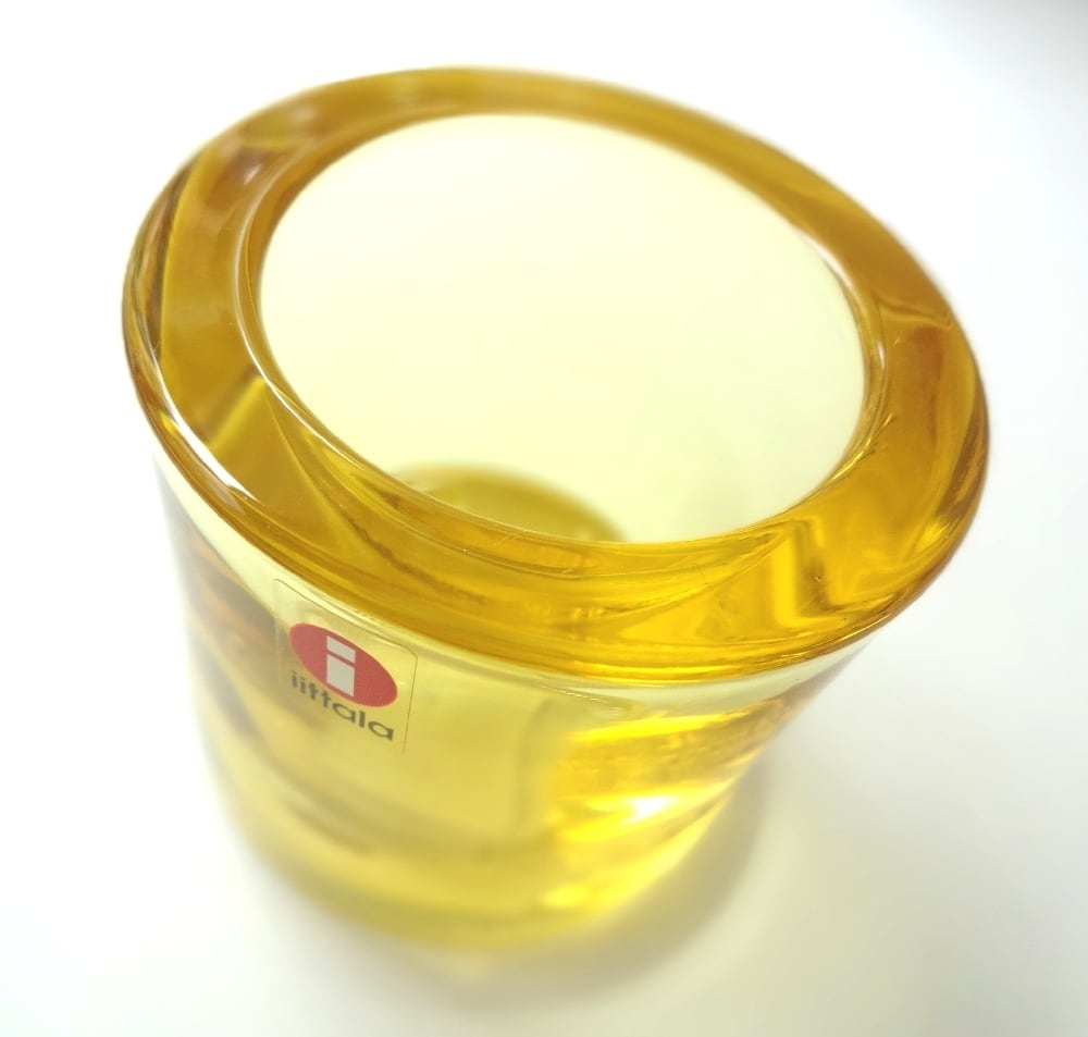 Iittala / イッタラ KIVI キビ Light Holder キャンドルホルダー Lemon