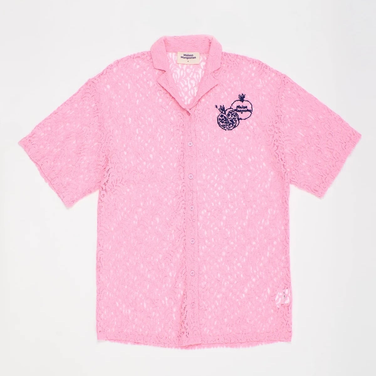 Maison Mangostan / POMMEGRANATE LACE SHIRT