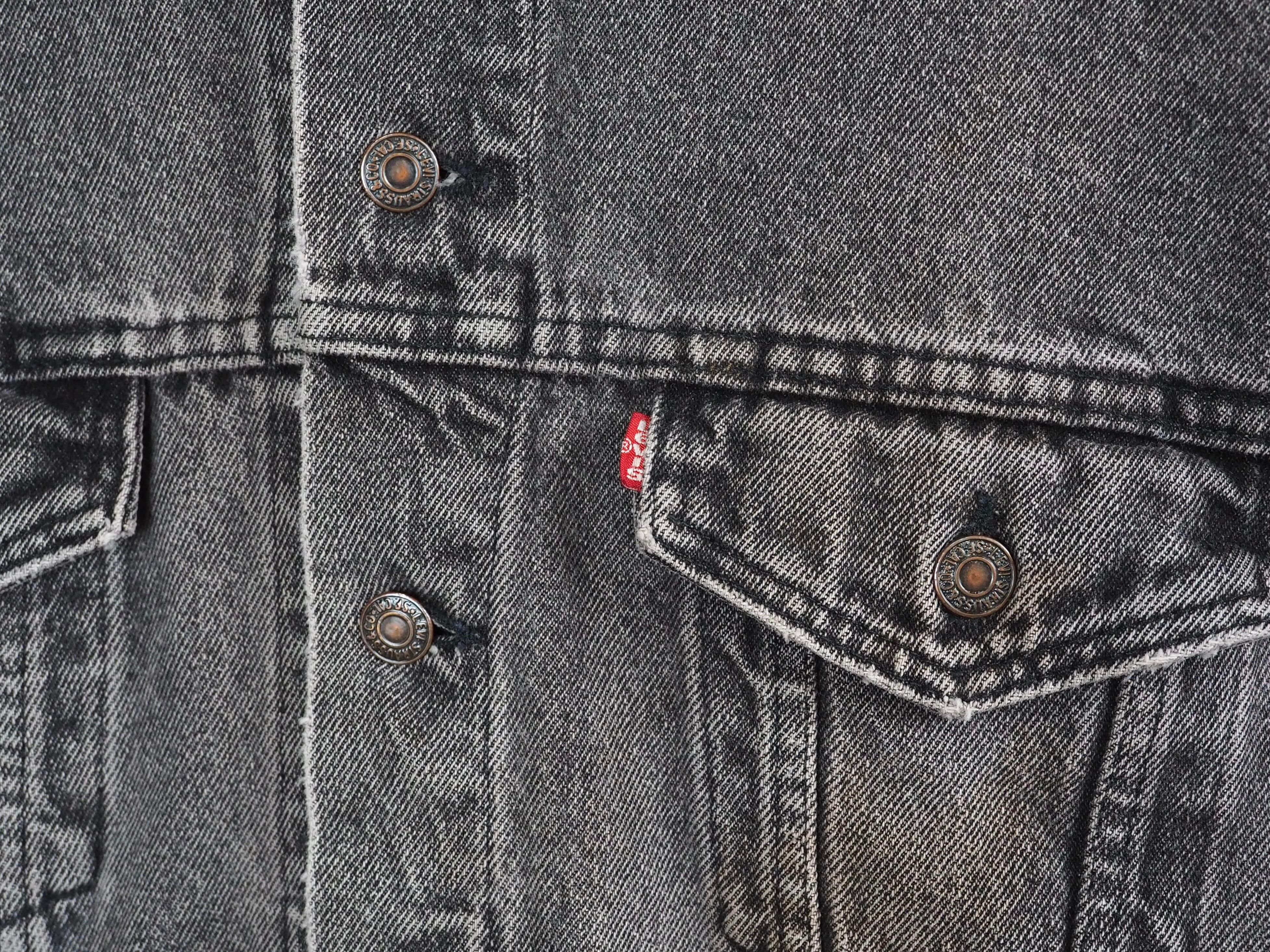 Levi's USA 70507-4858 black denim jacket XL | FESTINA LENTE VINTAGE