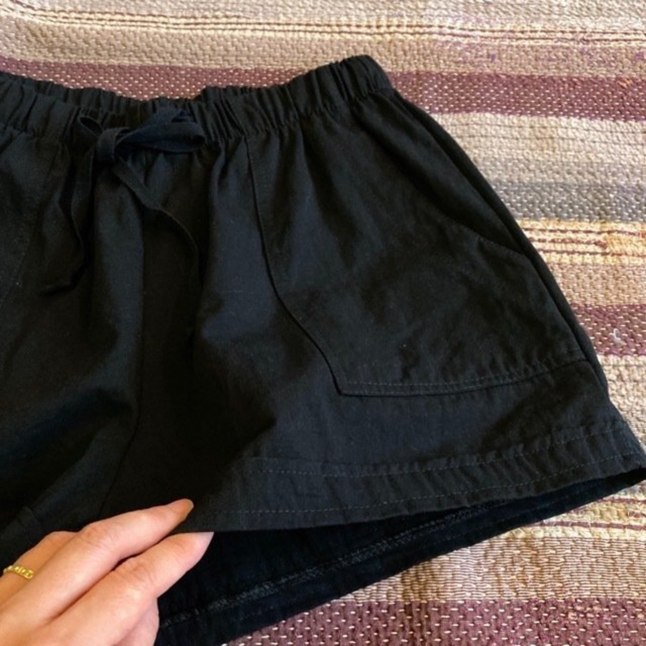 Topanga lady's　コンフィショートパンツ　ブラック