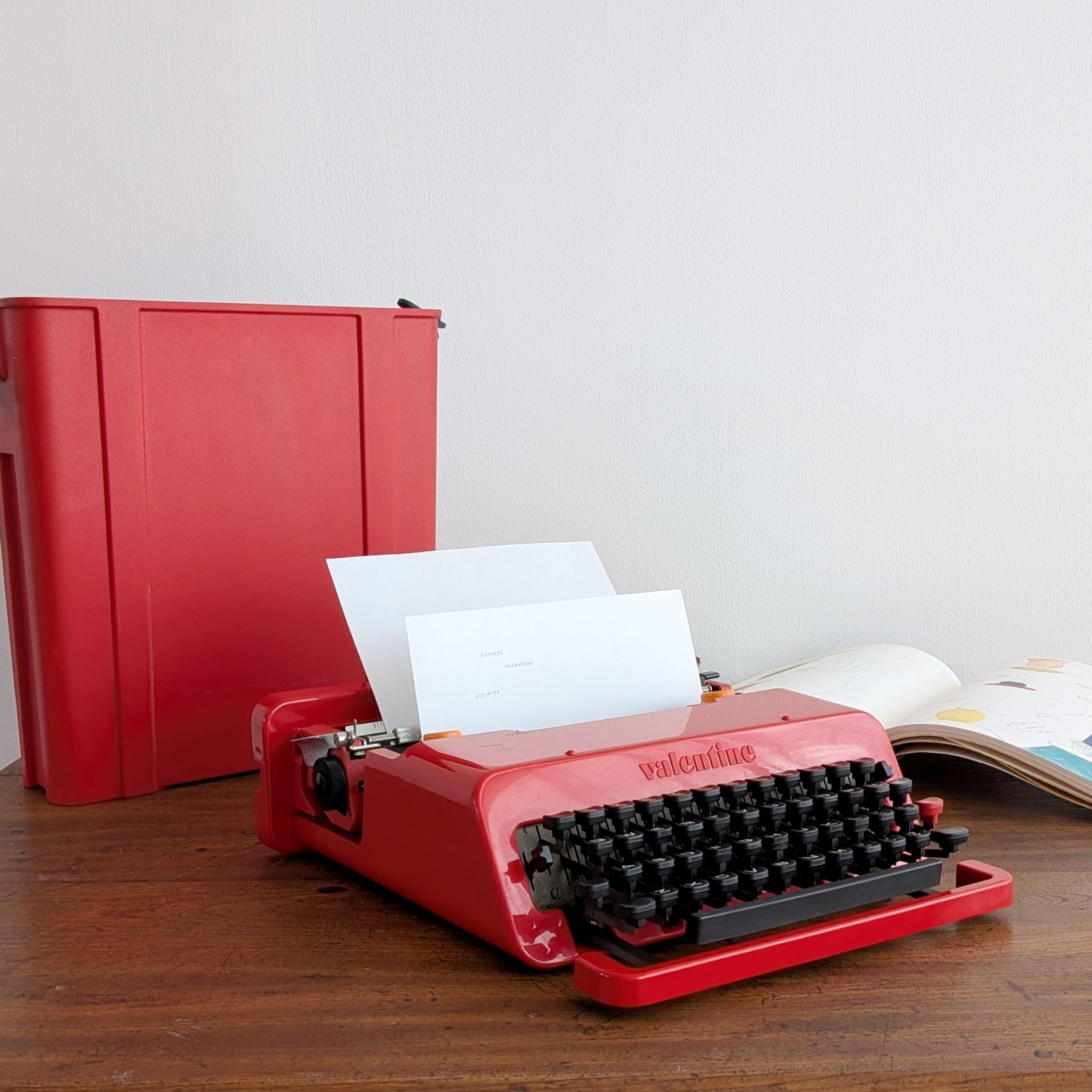 Olivetti Valentine Typewriter by Ettore Sottsass & Perry King