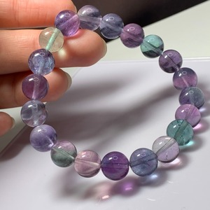 A26.幻想的な色合いグラデーションフローライトブレスレット