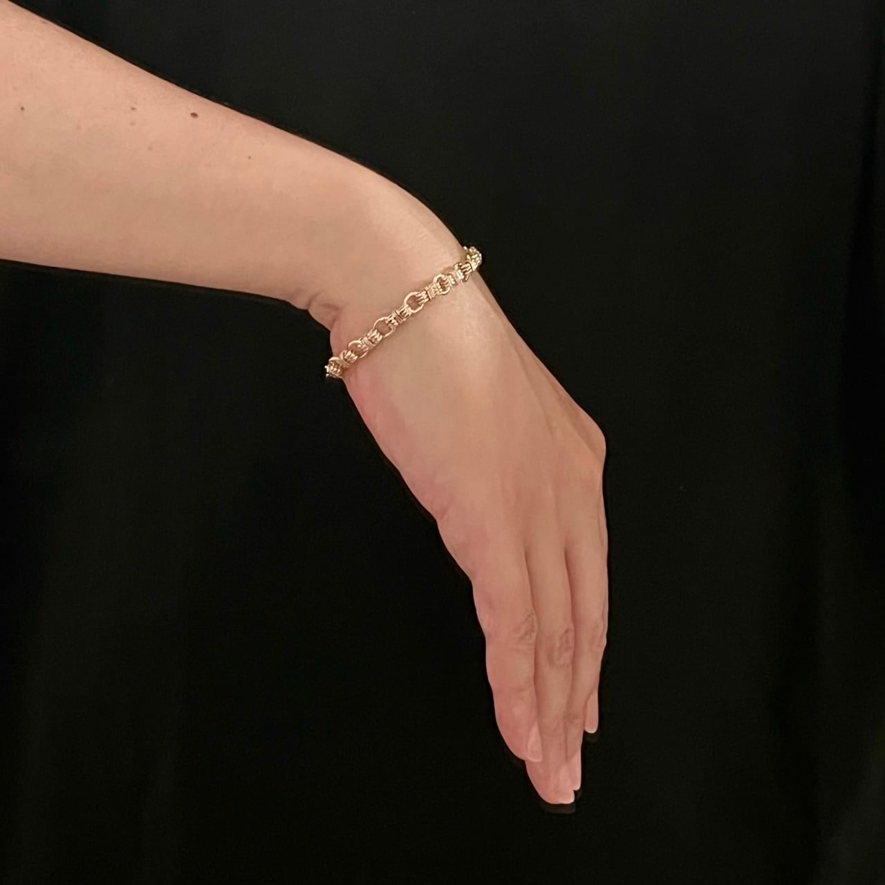 VINTAGE TIFFANY & CO. 14K Gold Circle Bracelet | ヴィンテージ