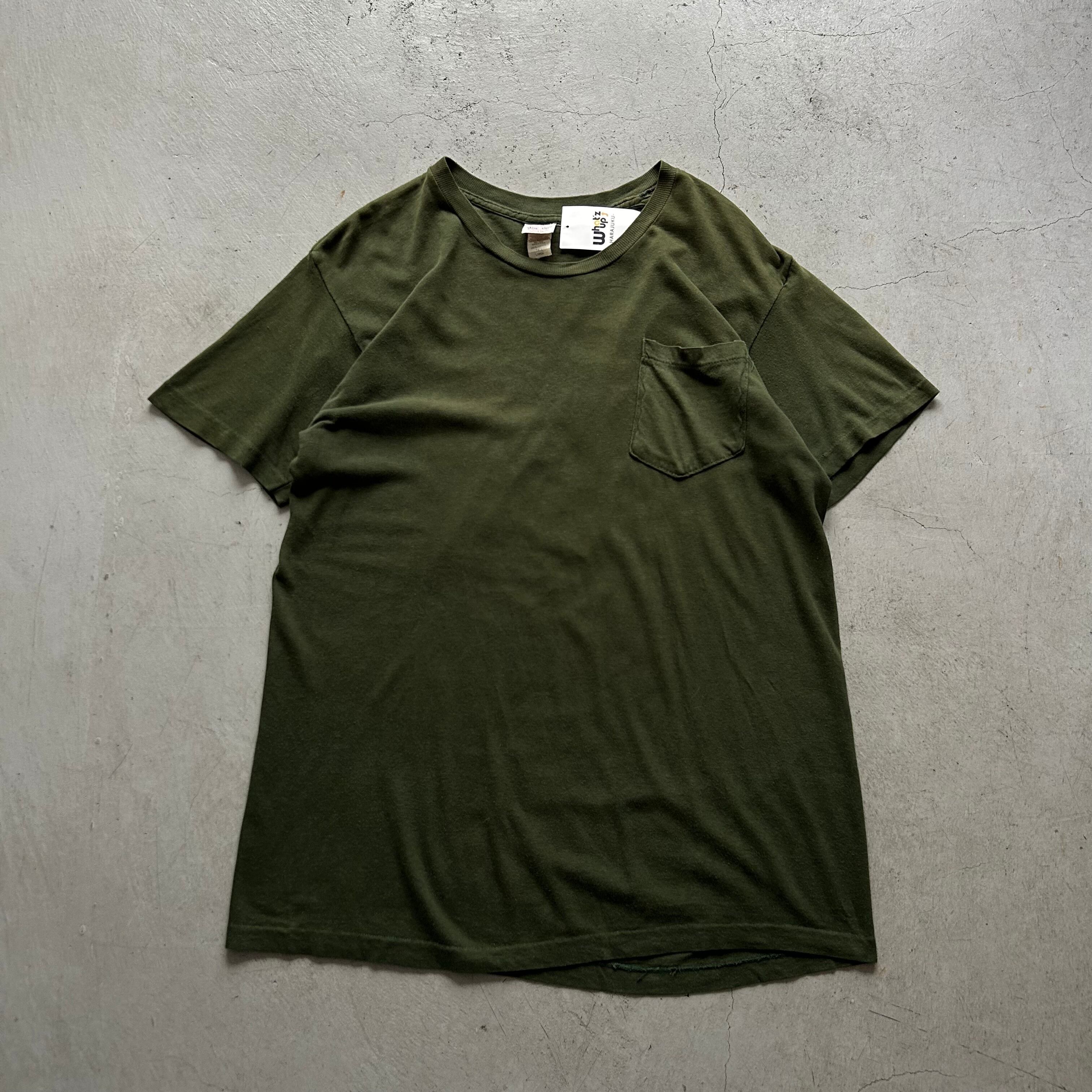1970s KING SIZE blank pocket T-shirt【高円寺店】
