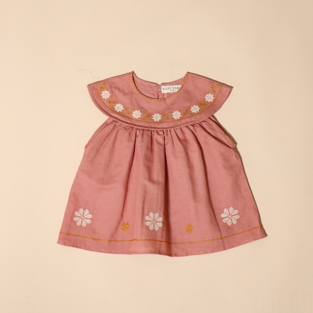 Last1! 4-5y【KARI SAKO】Hema Blouse Rose