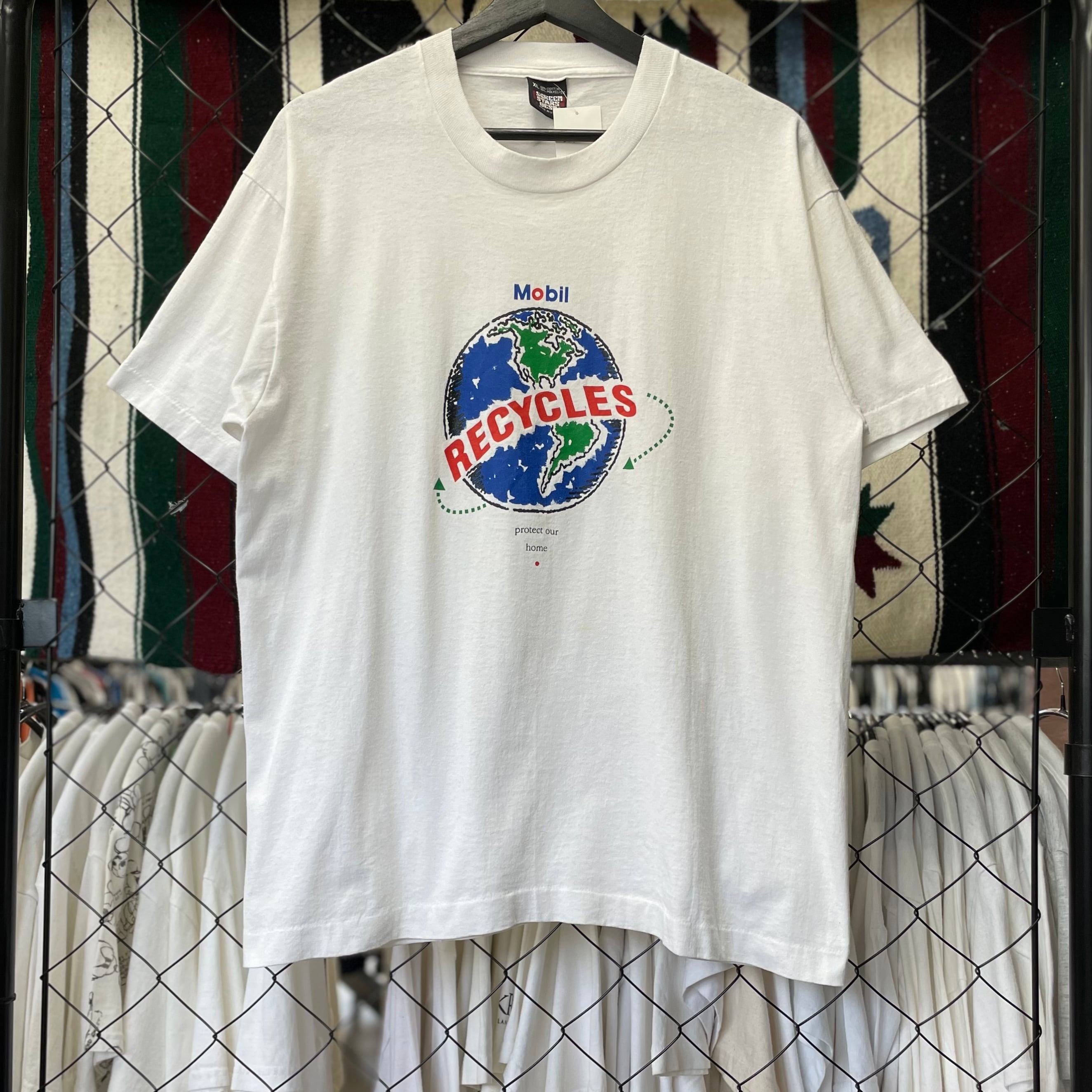 90s USA製 白 プリントTシャツ スクリーンスターズ 戦艦 vintage