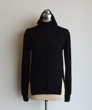 Little $uzie/ls3499K Extra Fine Wool Hooded Knit(Black)