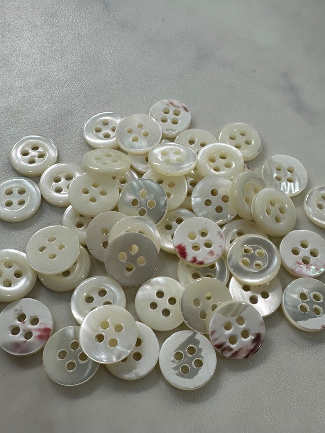 【単体購入不可商品】jn852 12.5mm 黒蝶貝シェルボタン