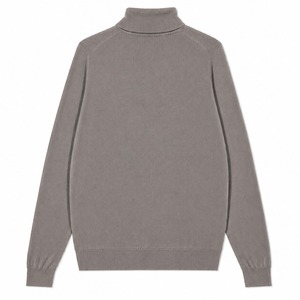 ★定価126,500円・新品★ジョンスメドレー BRAMWELL ブラムウェル 至高のシルク×カシミヤ ロールネックニット オイスター Sサイズ