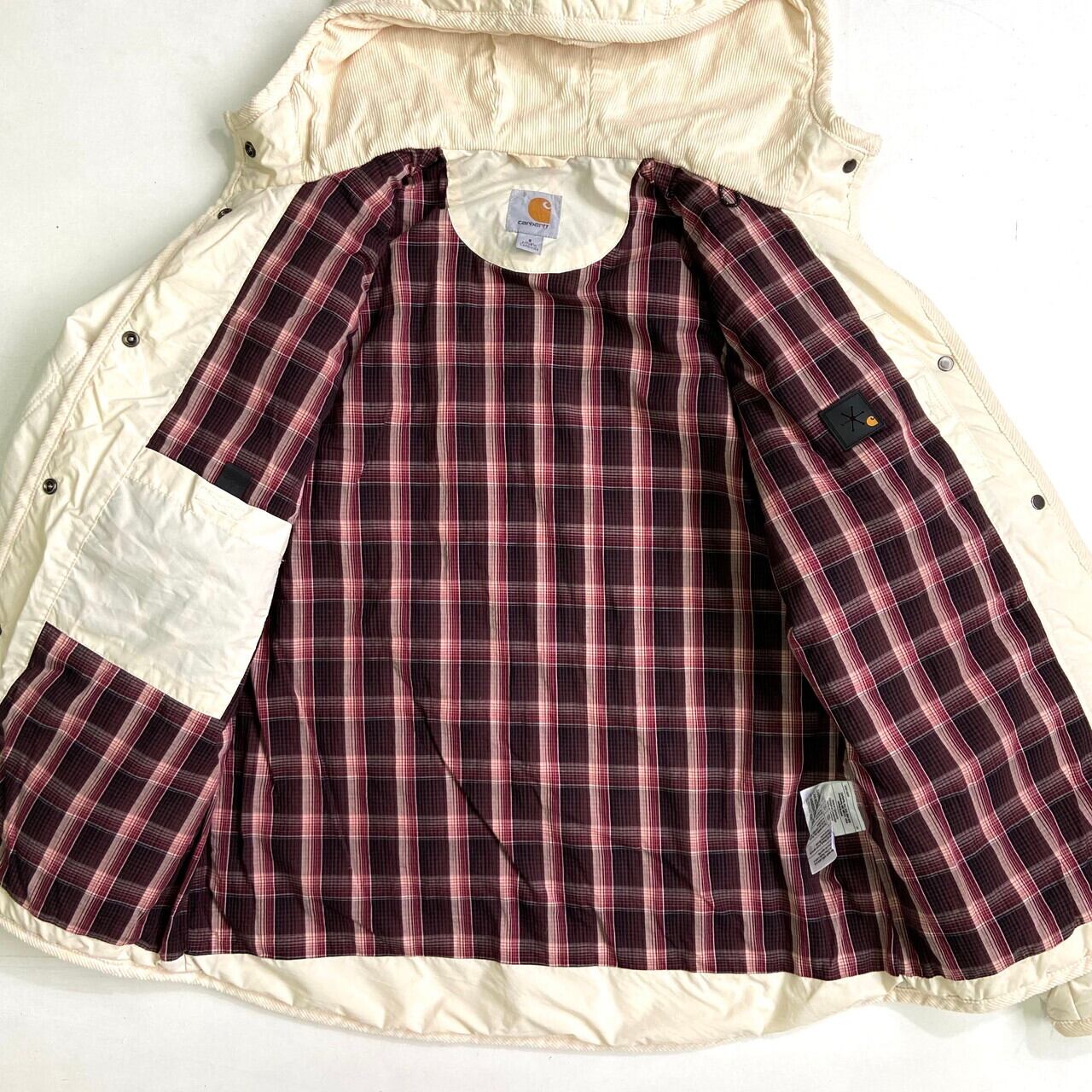 古着 carhartt チェック柄 パーカー キルティング 古着 carhartt チェック柄 パーカー キルティング 古着 carhartt