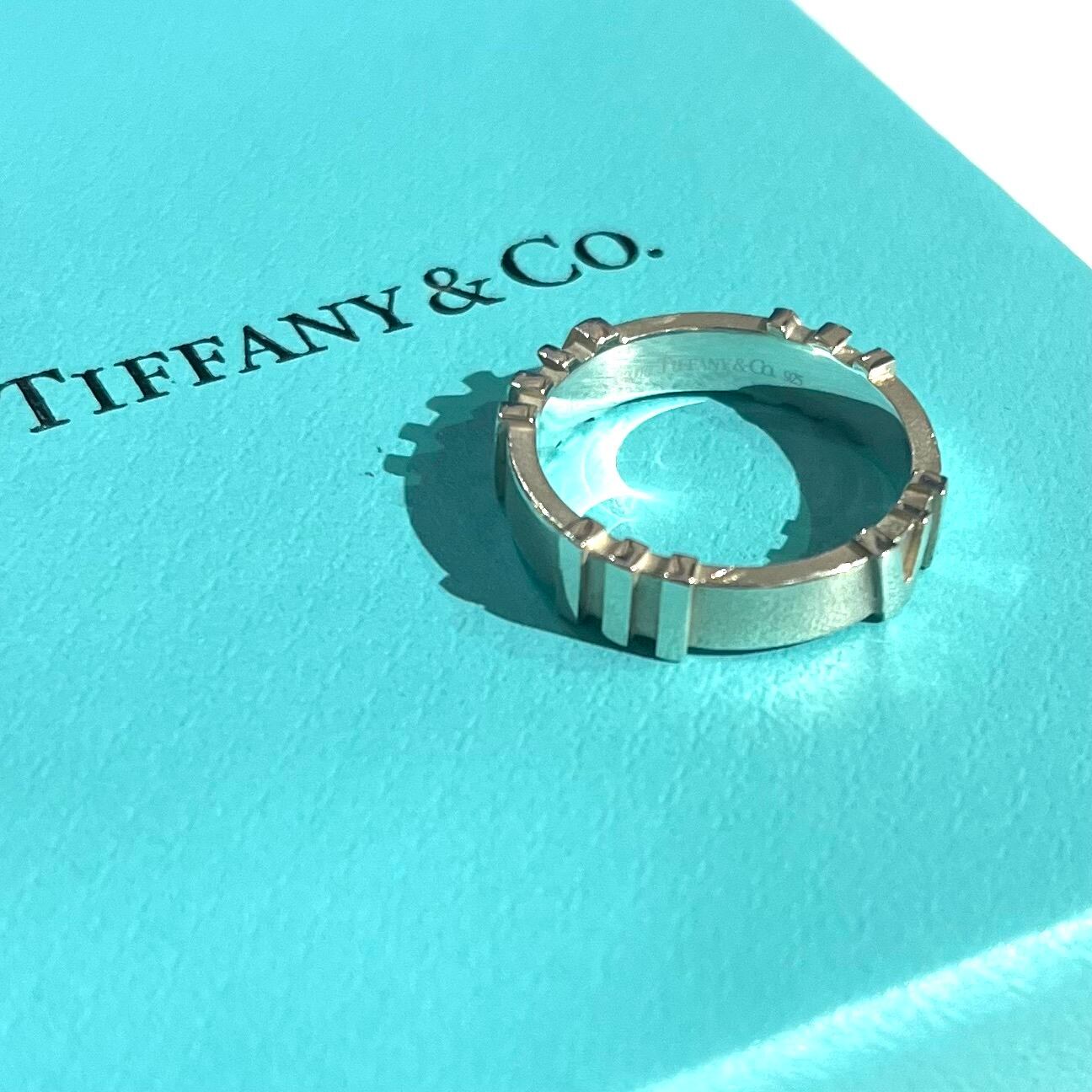 TIFFANY&CO.】1919 アトラスリング指輪 2006年限定／10号／シルバー925