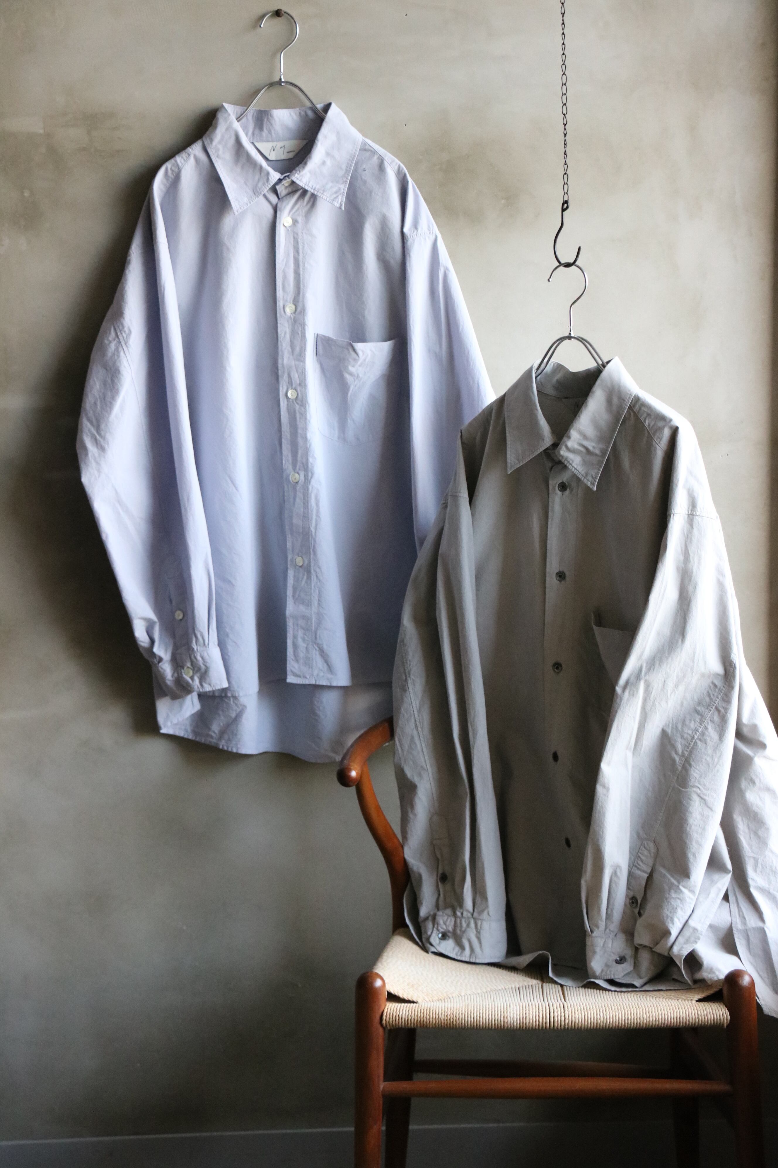 Ancellm / DYED SHRINK OVER SHIRT / ANC-SH54 / アンセルム ダイド 