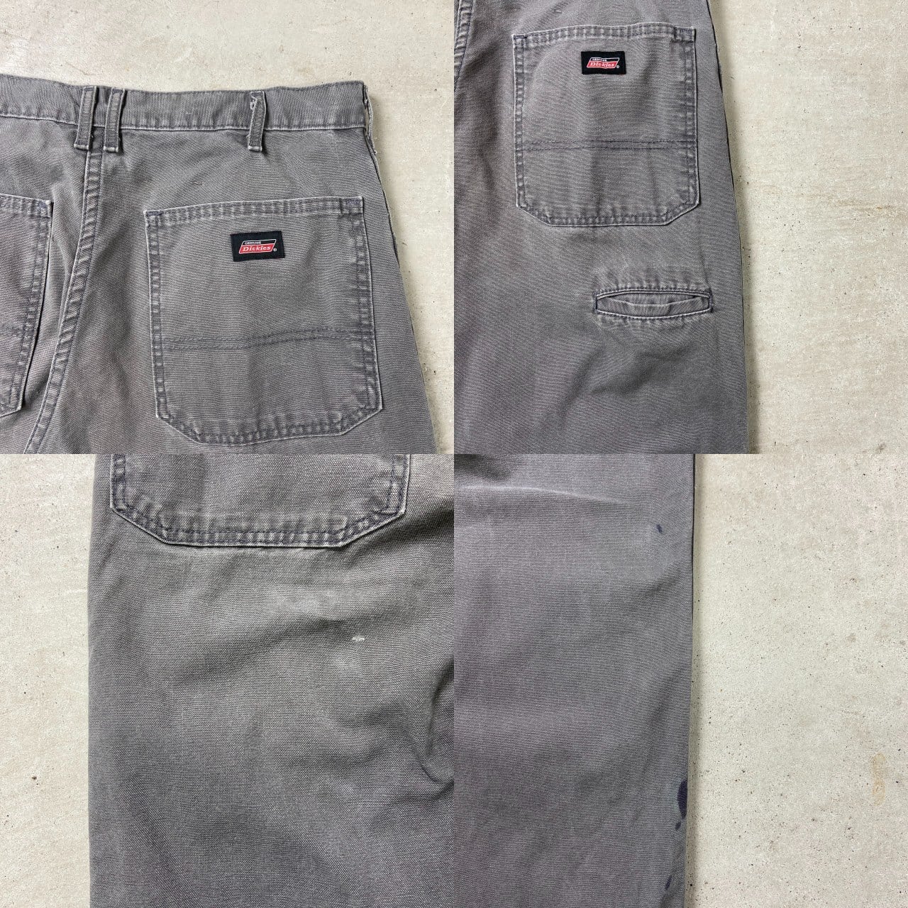 00年代 Dickies ディッキーズ ダック地 ワークパンツ ペインターパンツ