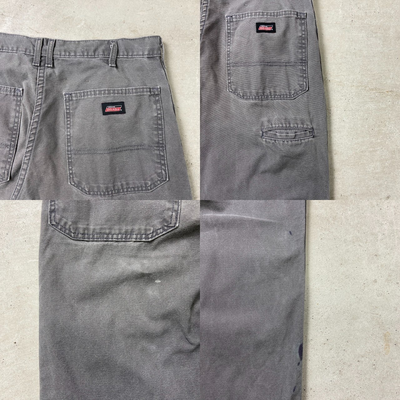 00年代 Dickies ディッキーズ ダック地 ワークパンツ ペインターパンツ 