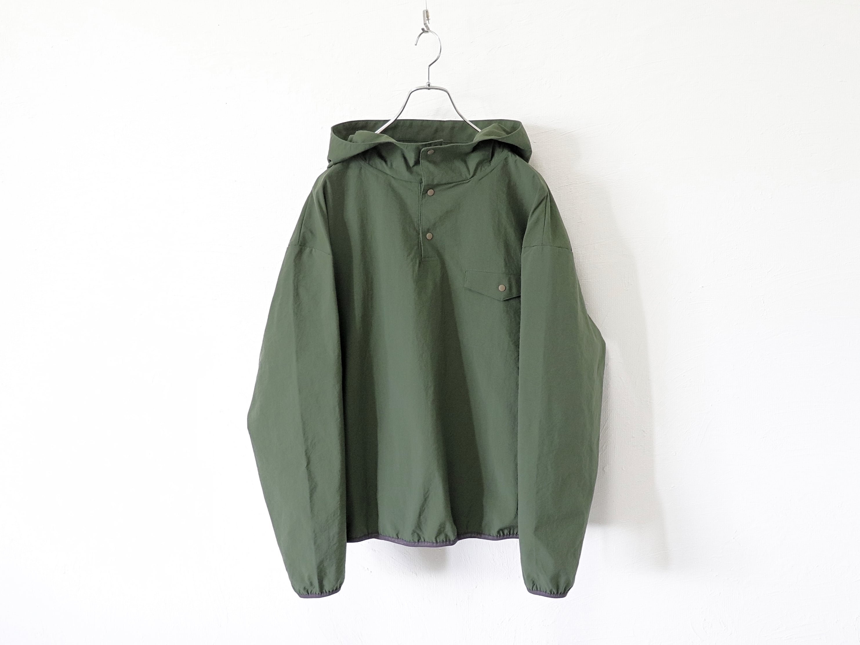 have a good day / NYLON PULLOVER HOODIE - MILITARY ハブアグッド
