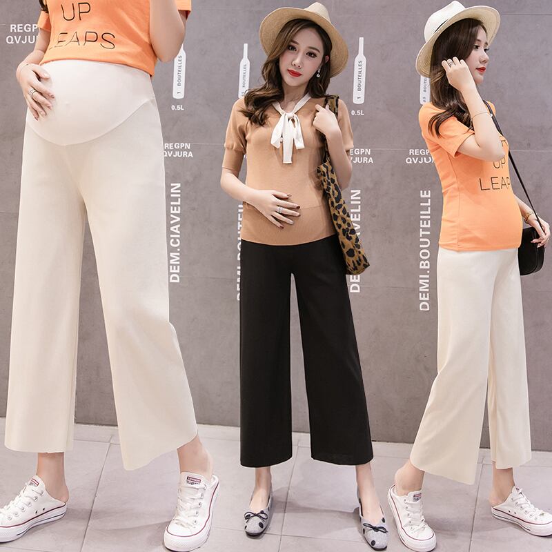 【新作】【送料無料】 マタニティパンツパンツレディースルーズ腹部サポートビスコースルーズパンツ春夏スタイル スプリング 春物 サマー 夏物 AL expec323516337833