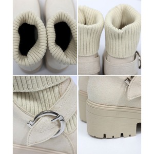 ショートブーツ ニット レディース 秋冬 韓国 ソックスブーツ 防寒 保温 おしゃれ 大人 きれいめ カジュアル ハイカット 歩きやすい 疲れにくい 大人可愛い 大人女子