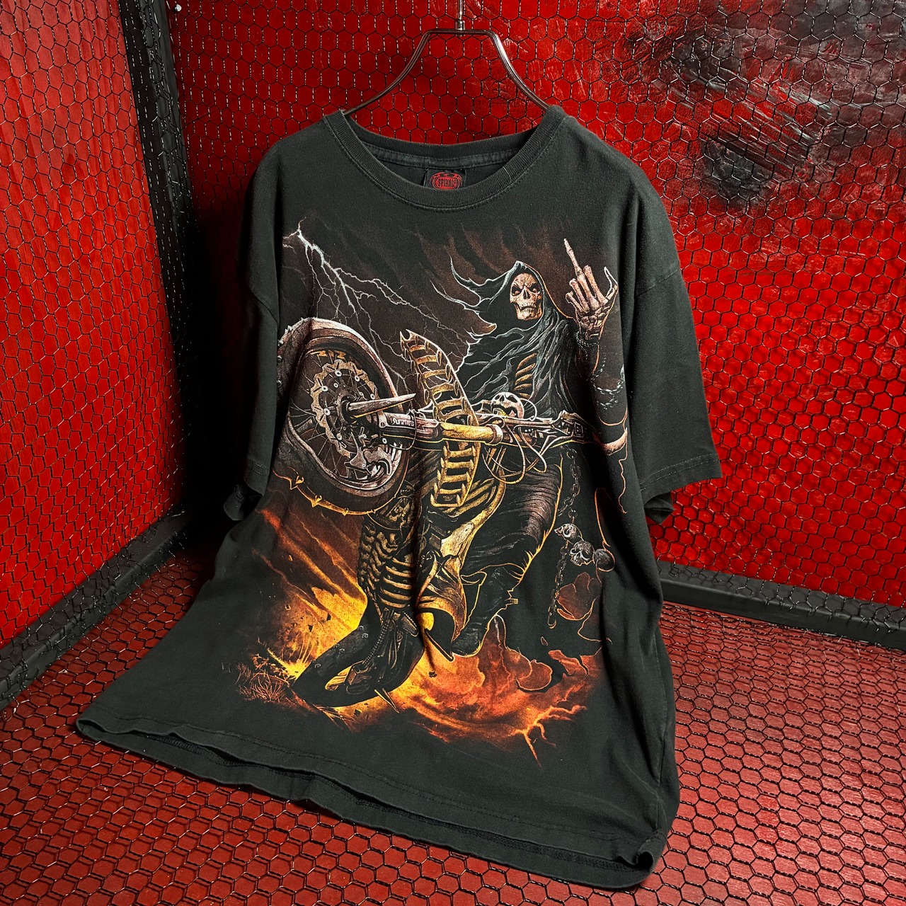 DOA メキシコ製　グラフィックTシャツ　セクシーギャル　ブラック