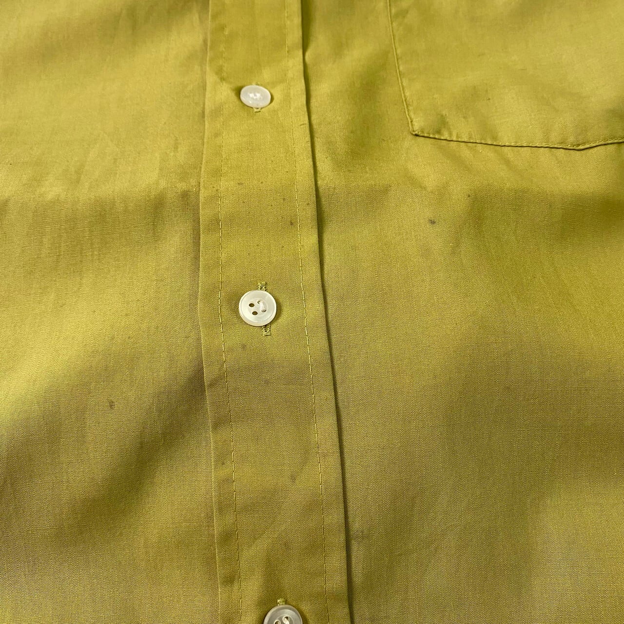 日本製 70年代 シアーズ Sears PERMA-PREST 半袖 ワークシャツ メンズM